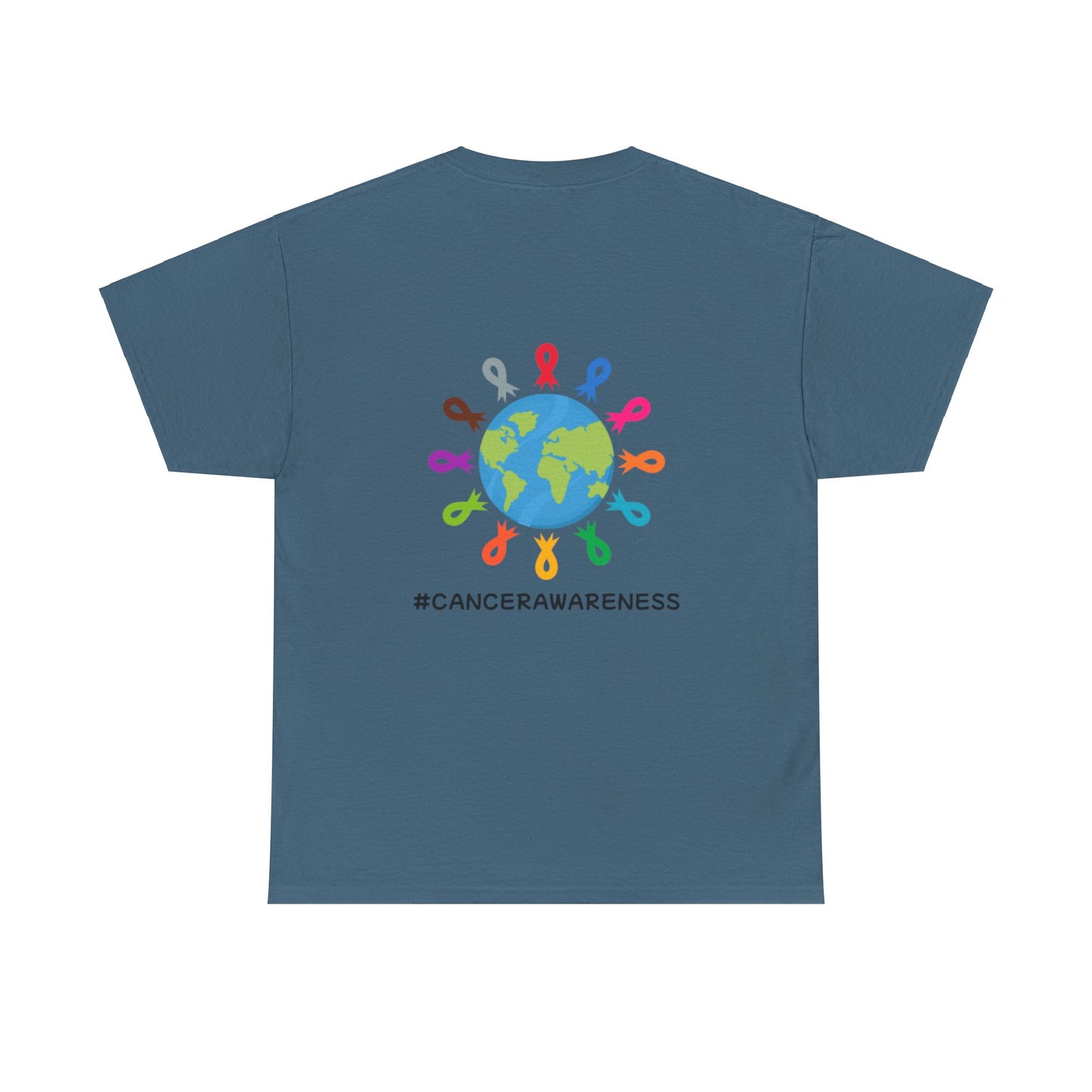 Unisex Heavy Cotton Tee "Cancer Awareness"