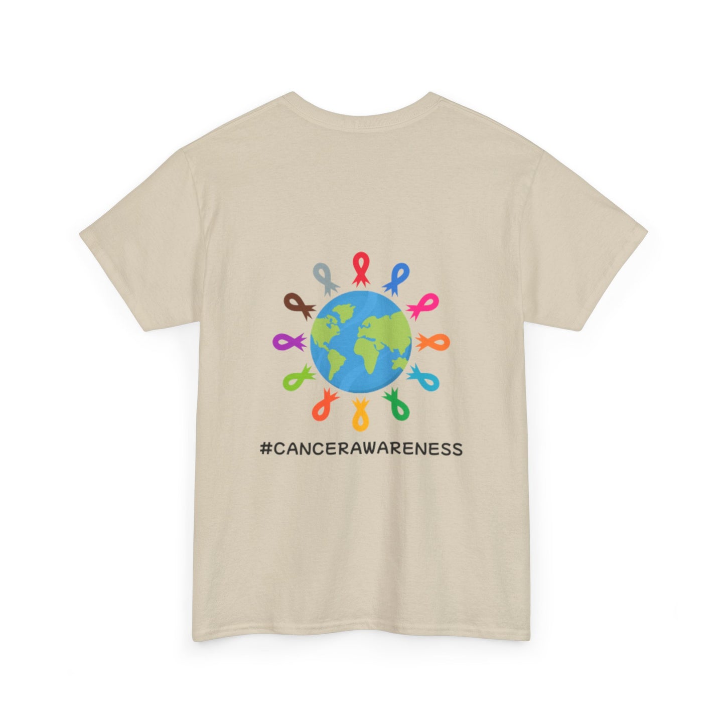 Unisex Heavy Cotton Tee "Cancer Awareness"