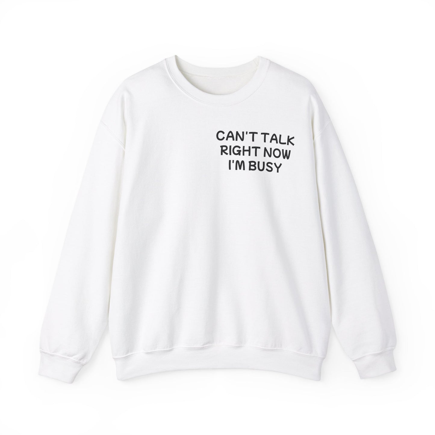 Unisex Heavy Blend™ Crewneck Sweatshirt "Can't talk right now, I'm busy fighting demons in my head"