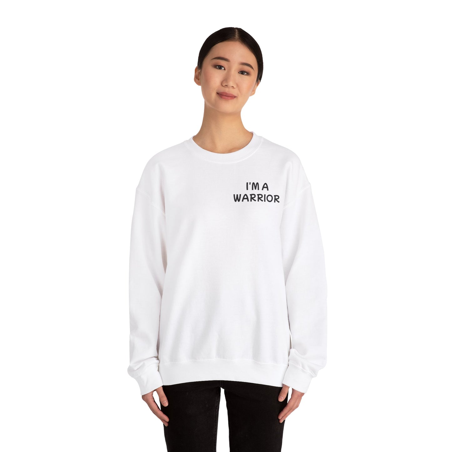 Unisex Heavy Blend™ Crewneck Sweatshirt "I'm a Warrior"