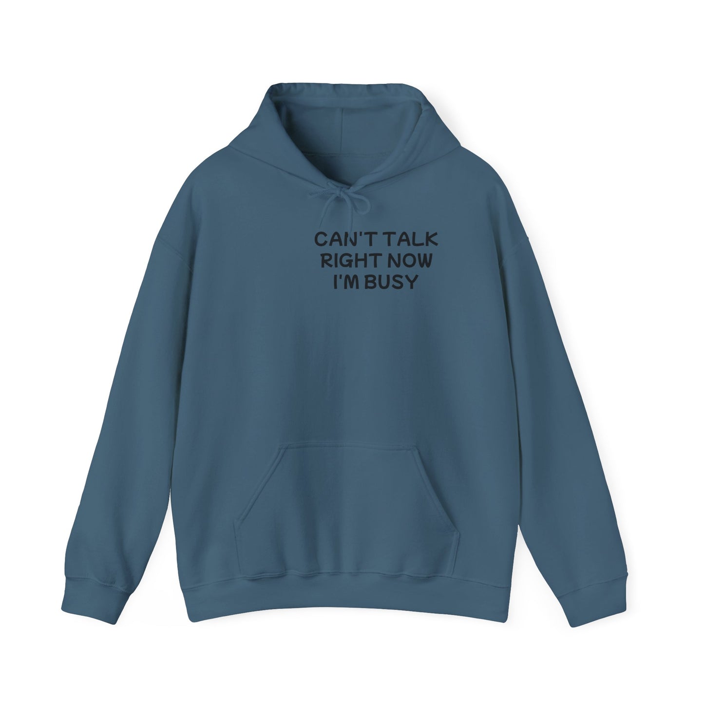 Unisex Heavy Blend™ Hooded Sweatshirt "Can't talk right now, I'm busy fighting demons in my head"