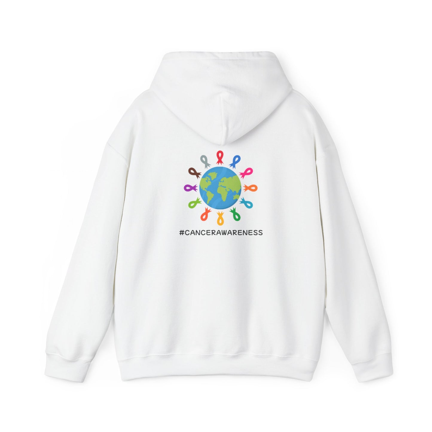 Unisex Heavy Blend™ Hooded Sweatshirt "Cancer Awareness"