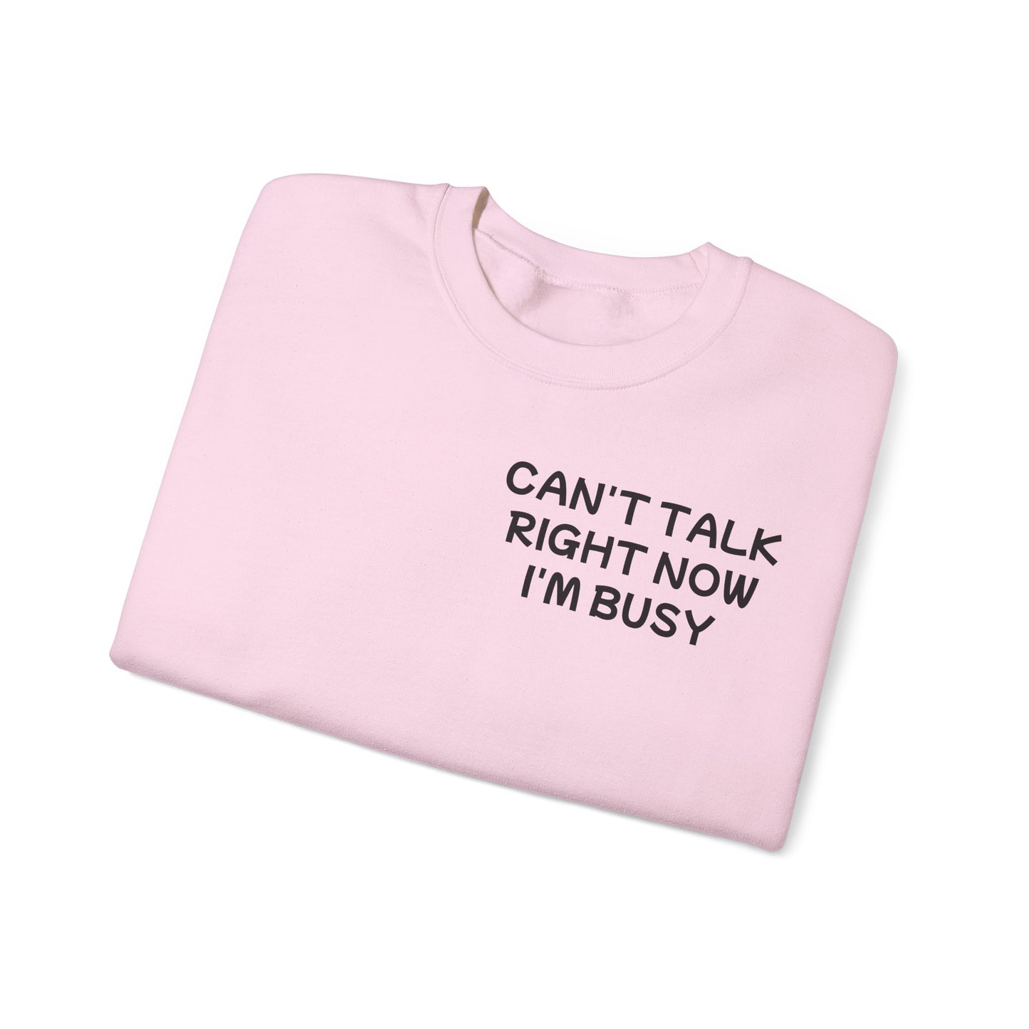 Unisex Heavy Blend™ Crewneck Sweatshirt "Can't talk right now, I'm busy fighting demons in my head"