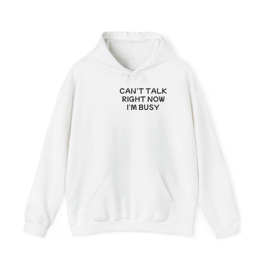 Unisex Heavy Blend™ Hooded Sweatshirt "Can't talk right now, I'm busy fighting demons in my head"