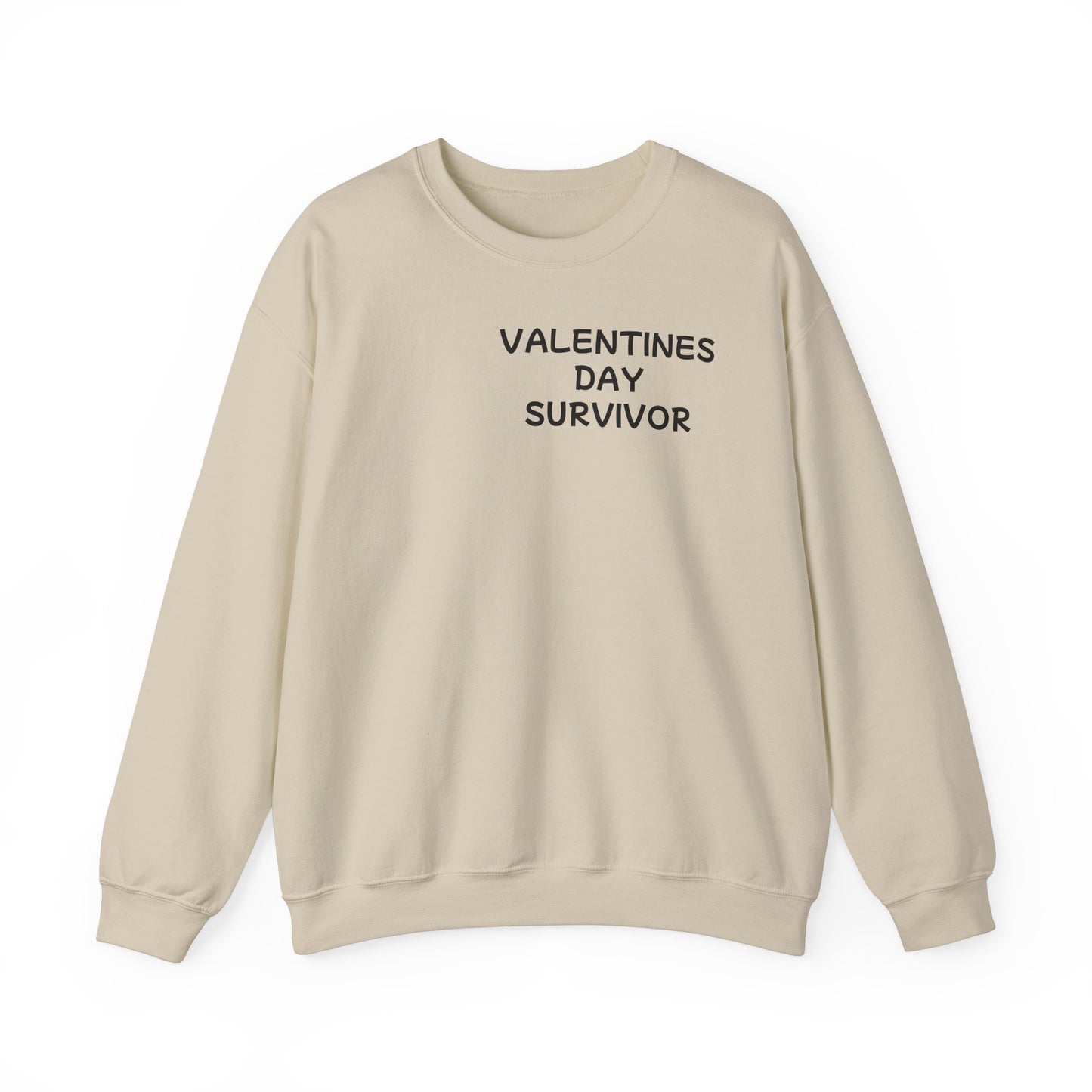 Unisex Heavy Blend™ Crewneck Sweatshirt "Valentines Day Survivor"