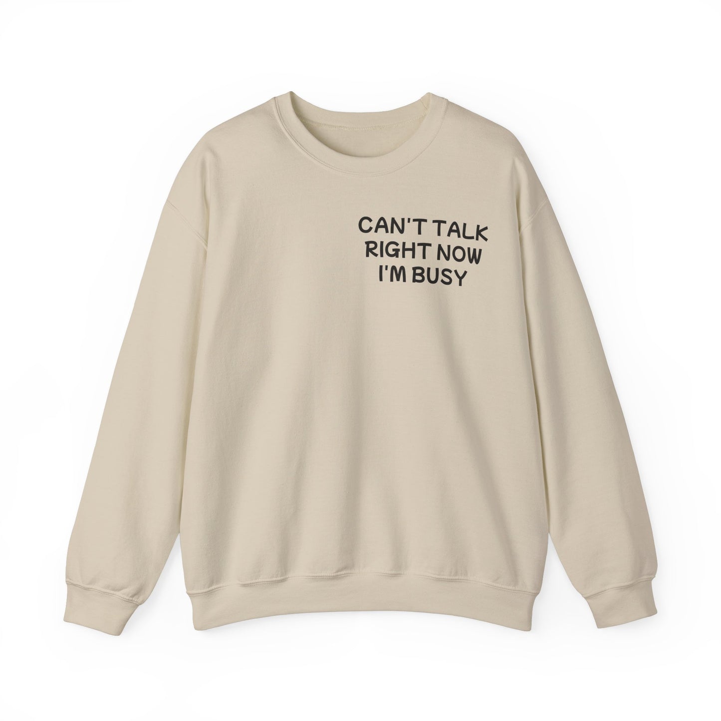 Unisex Heavy Blend™ Crewneck Sweatshirt "Can't talk right now, I'm busy fighting demons in my head"