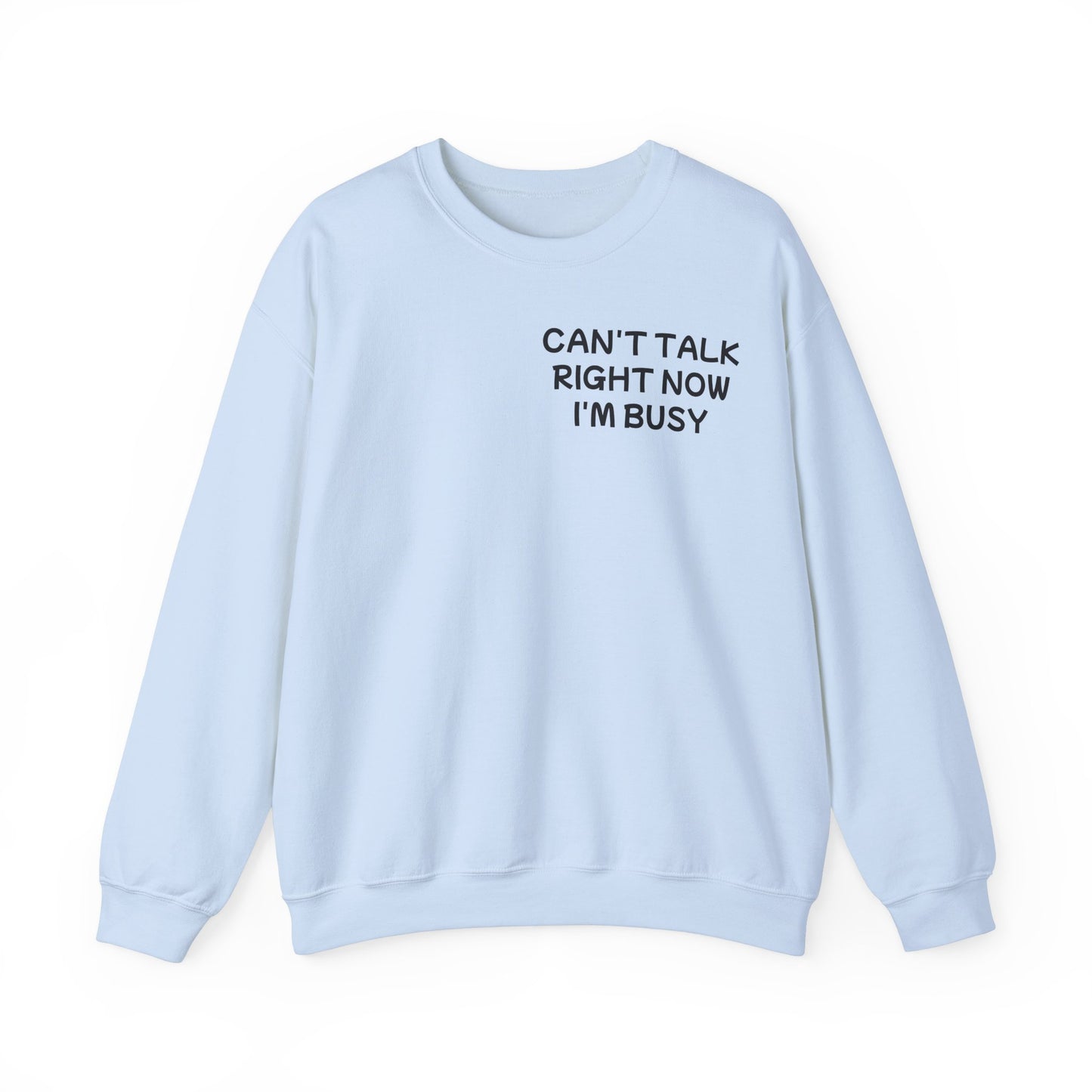 Unisex Heavy Blend™ Crewneck Sweatshirt "Can't talk right now, I'm busy fighting demons in my head"