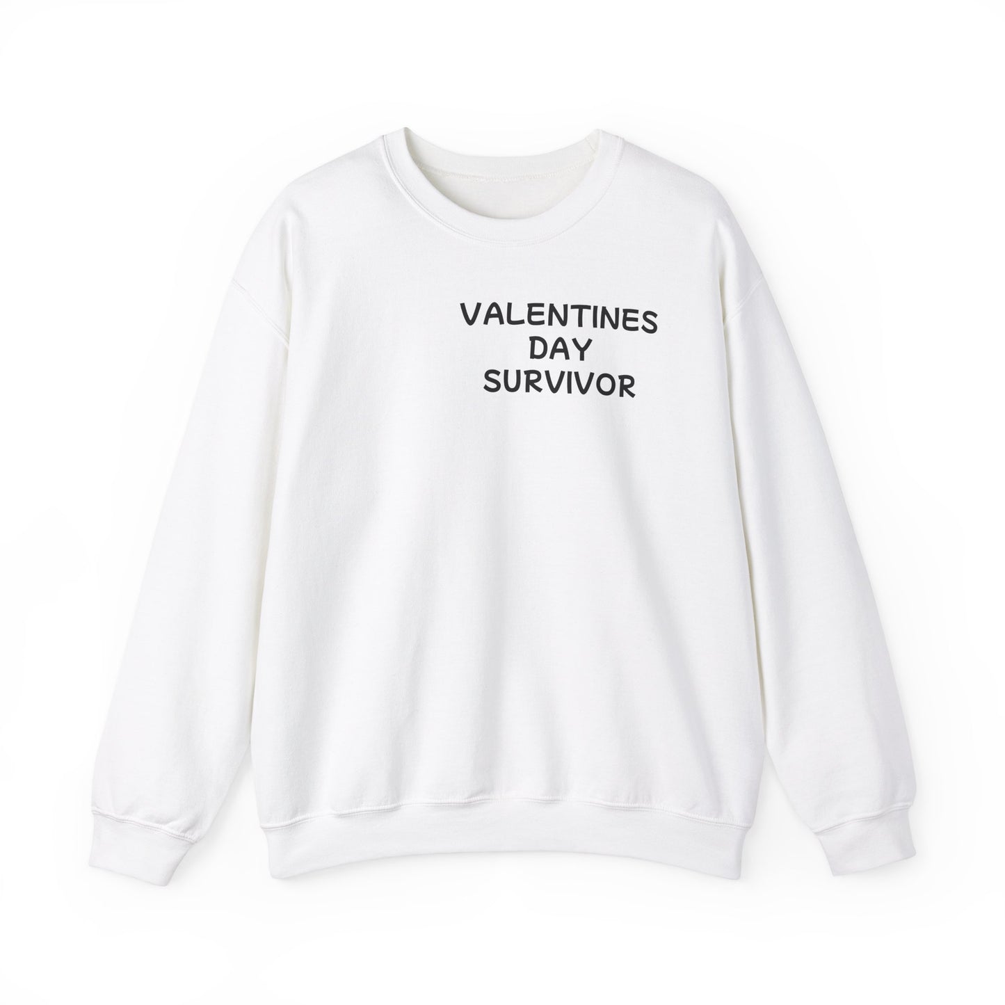 Unisex Heavy Blend™ Crewneck Sweatshirt "Valentines Day Survivor"