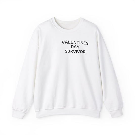 Unisex Heavy Blend™ Crewneck Sweatshirt "Valentines Day Survivor"