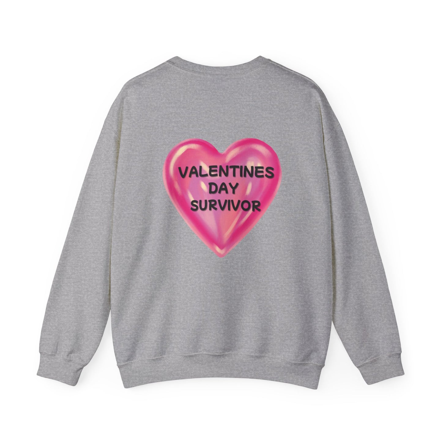 Unisex Heavy Blend™ Crewneck Sweatshirt "Valentines Day Survivor"