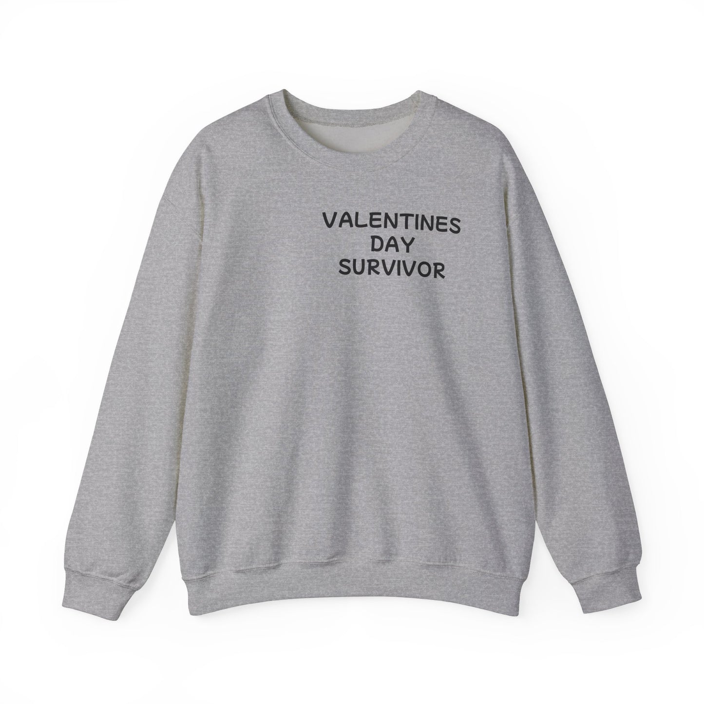 Unisex Heavy Blend™ Crewneck Sweatshirt "Valentines Day Survivor"