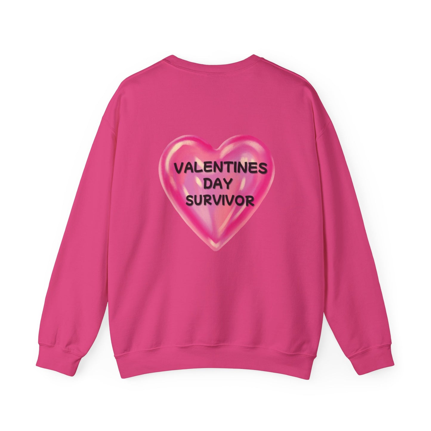 Unisex Heavy Blend™ Crewneck Sweatshirt "Valentines Day Survivor"