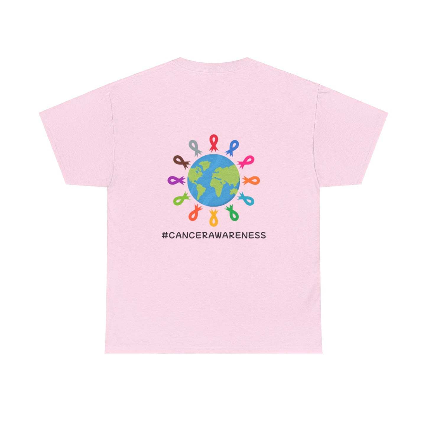 Unisex Heavy Cotton Tee "Cancer Awareness"