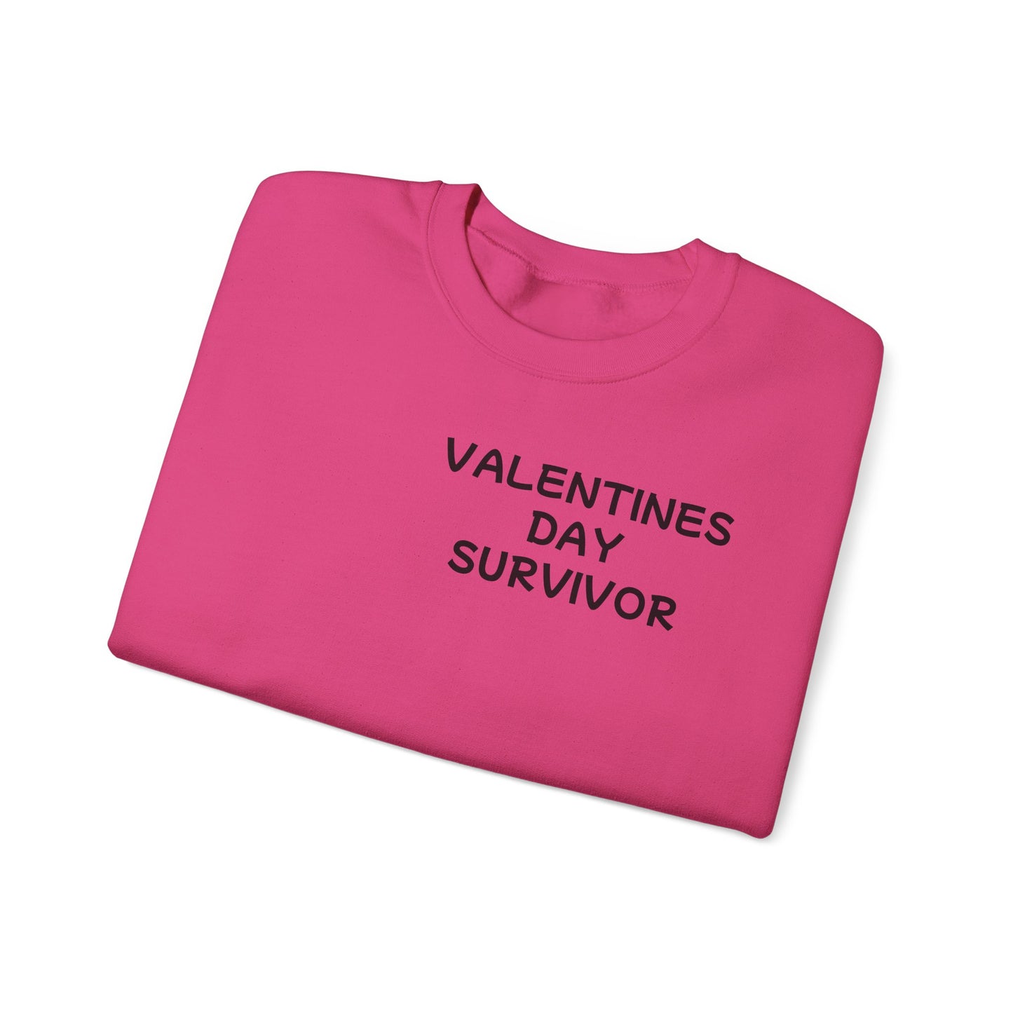 Unisex Heavy Blend™ Crewneck Sweatshirt "Valentines Day Survivor"