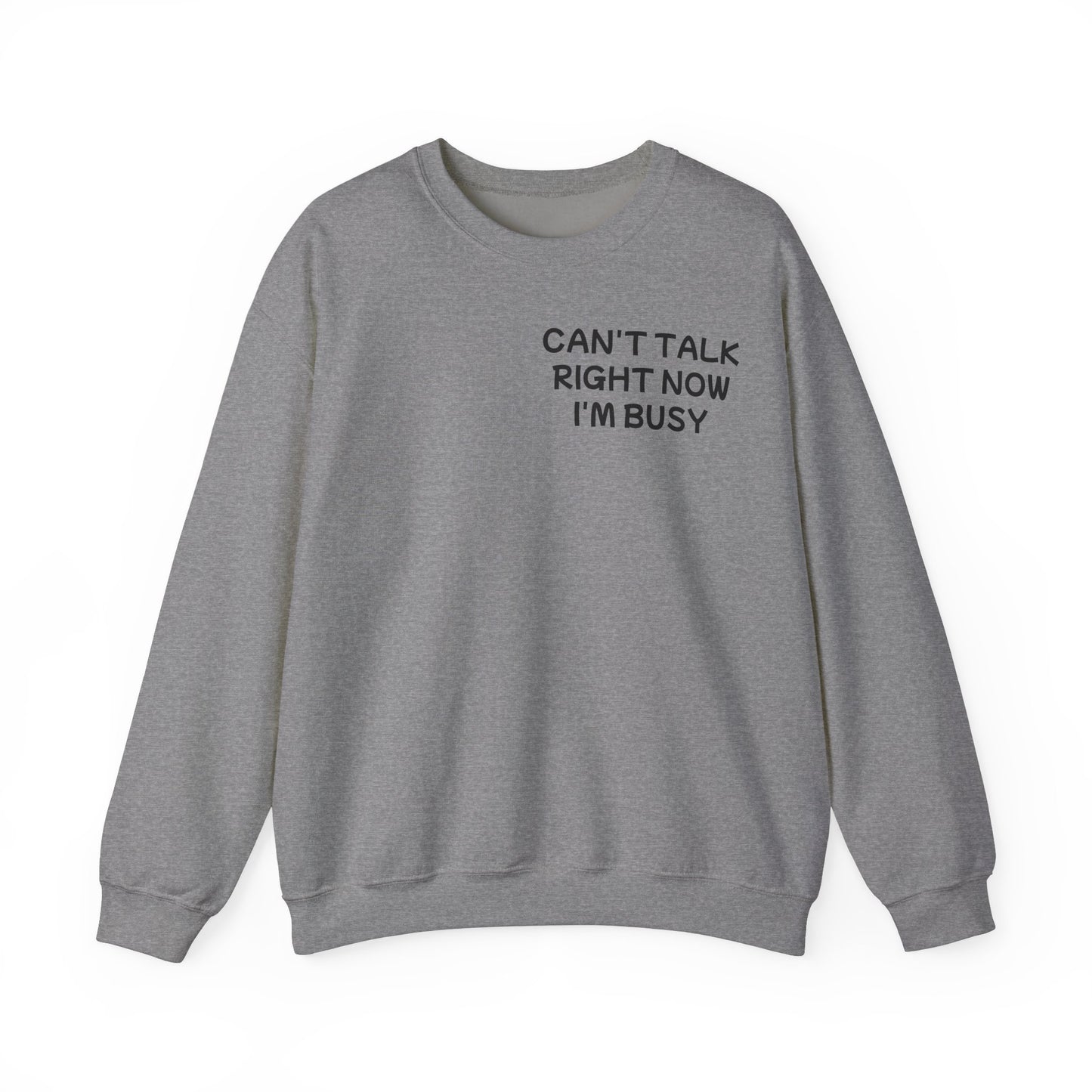 Unisex Heavy Blend™ Crewneck Sweatshirt "Can't talk right now, I'm busy fighting demons in my head"