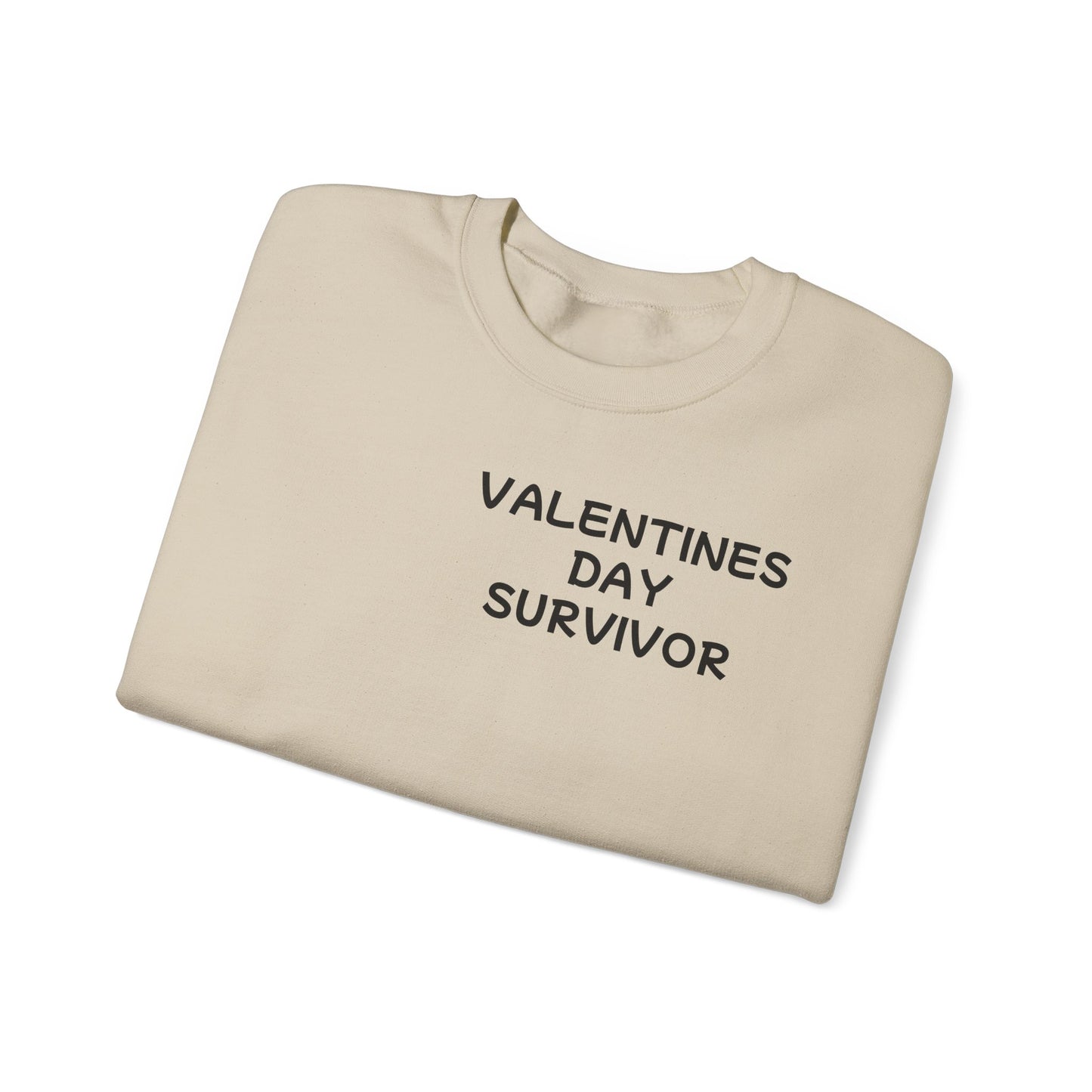 Unisex Heavy Blend™ Crewneck Sweatshirt "Valentines Day Survivor"