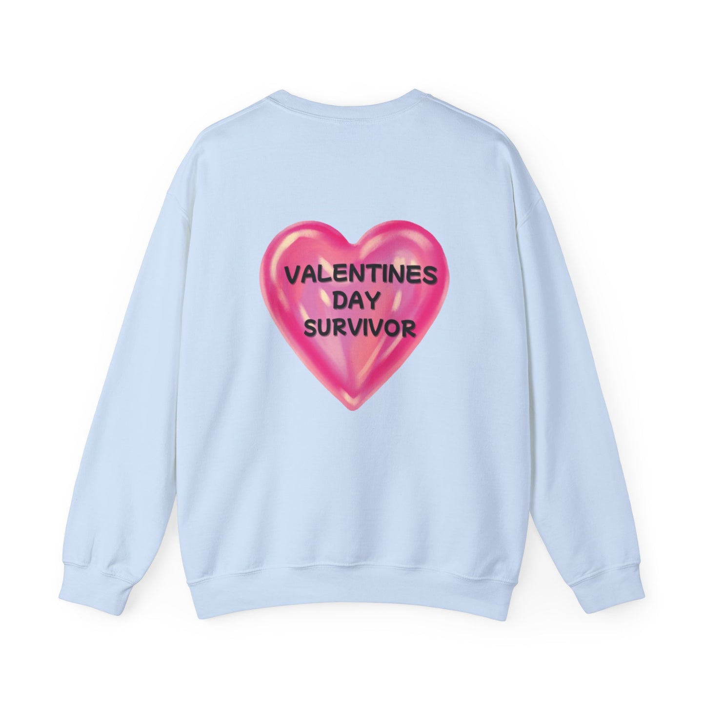 Unisex Heavy Blend™ Crewneck Sweatshirt "Valentines Day Survivor"