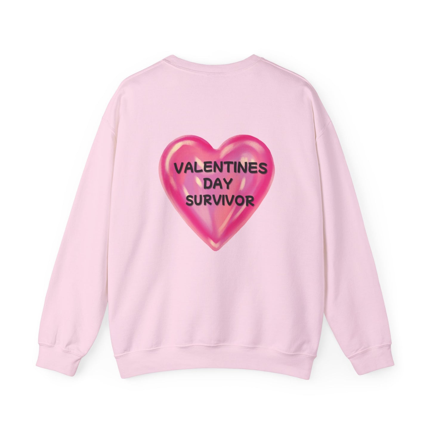 Unisex Heavy Blend™ Crewneck Sweatshirt "Valentines Day Survivor"