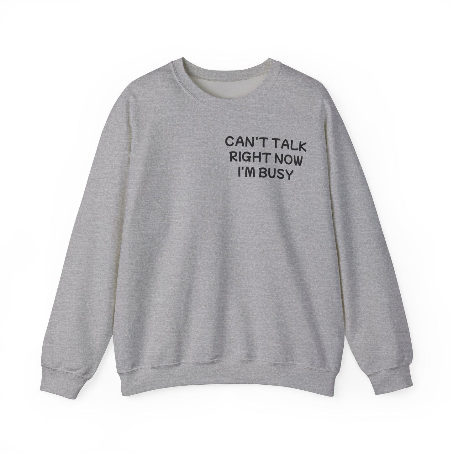 Unisex Heavy Blend™ Crewneck Sweatshirt "Can't talk right now, I'm busy fighting demons in my head"