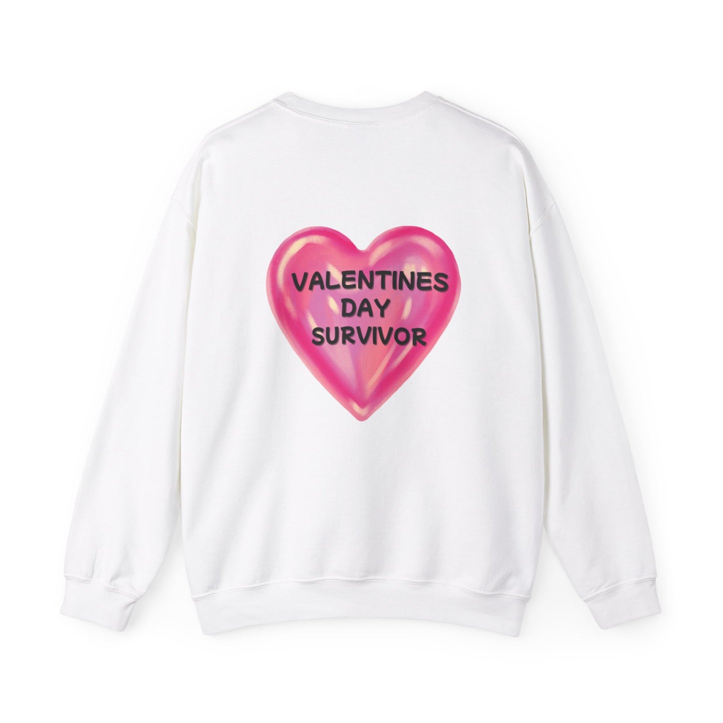 Unisex Heavy Blend™ Crewneck Sweatshirt "Valentines Day Survivor"