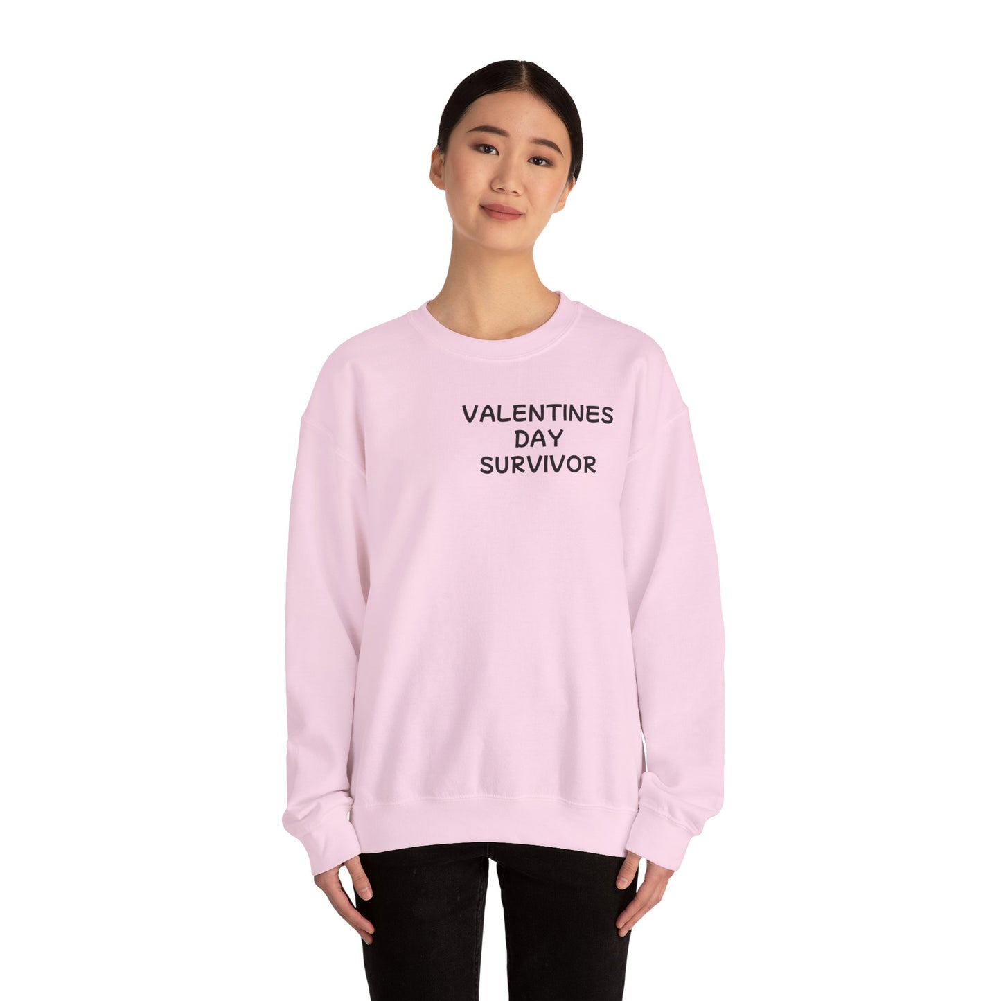 Unisex Heavy Blend™ Crewneck Sweatshirt "Valentines Day Survivor"