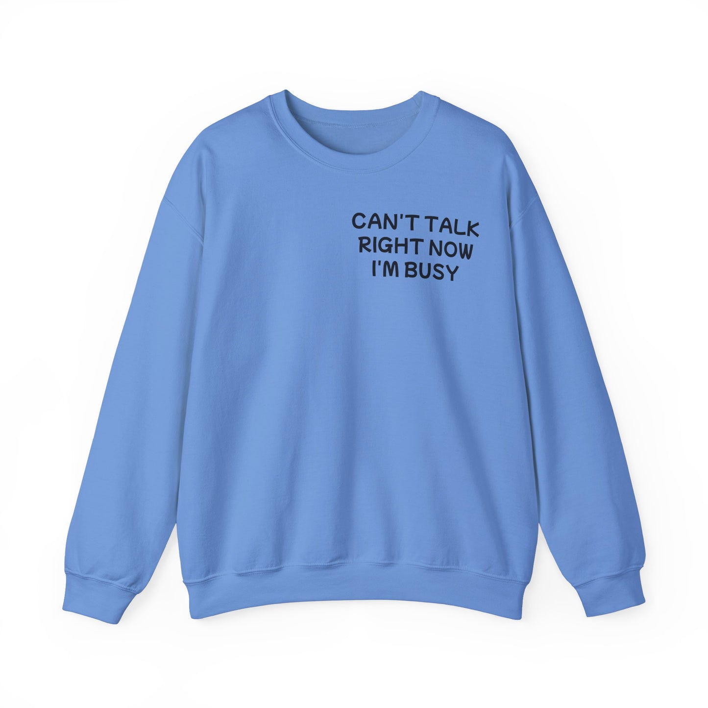 Unisex Heavy Blend™ Crewneck Sweatshirt "Can't talk right now, I'm busy fighting demons in my head"