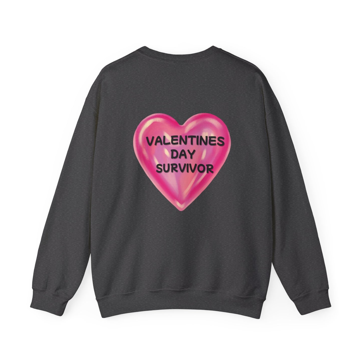 Unisex Heavy Blend™ Crewneck Sweatshirt "Valentines Day Survivor"